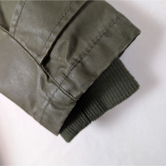 J. Crew Jacket Enfield Waxed Field Utility Army Green Men's Large - Picture 10 of 10